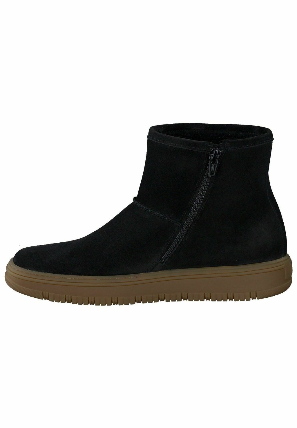Зимние ботинки Paul Green, мягкая замша черного цвета