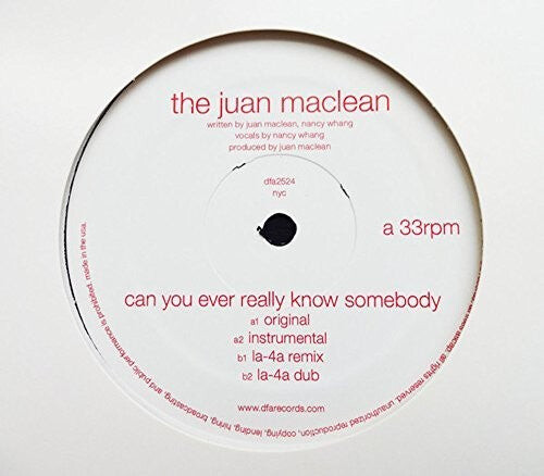 

Виниловая пластинка Juan Maclean: Can You Ever Really Know Somebody