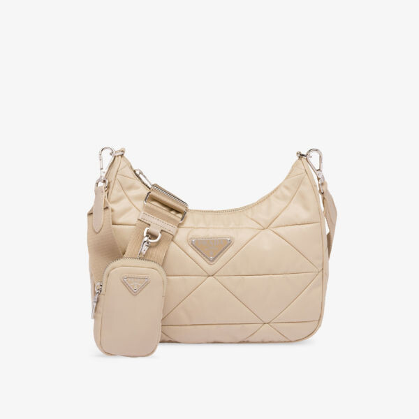 

Сумка на плечо Re-Nylon из переработанного нейлона Prada, цвет neutral