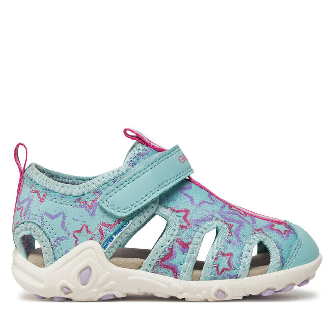 

Сандалии Geox J Sandal Whinberry G J45GRC 0EE04 C4A8R M Aqua/Lilac, бирюзовый