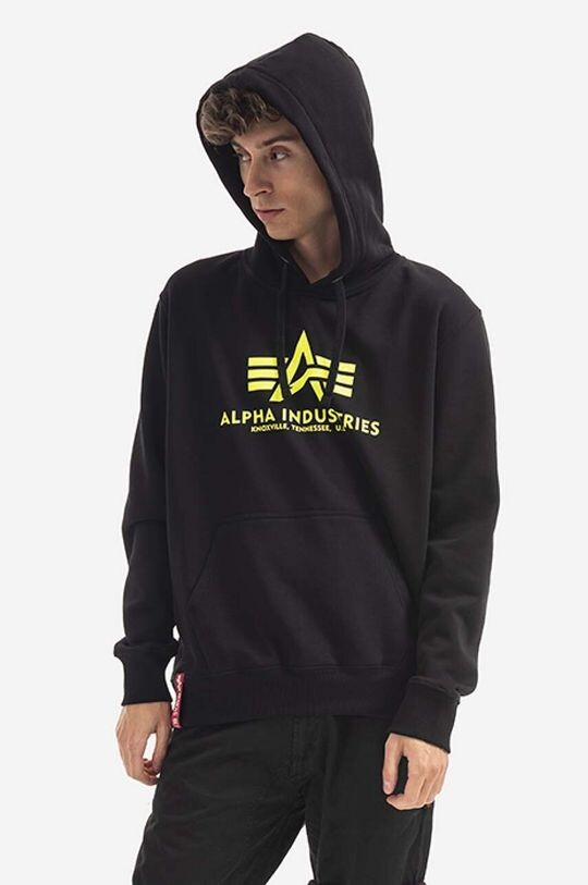 цена Толстовка Alpha Industries, черный