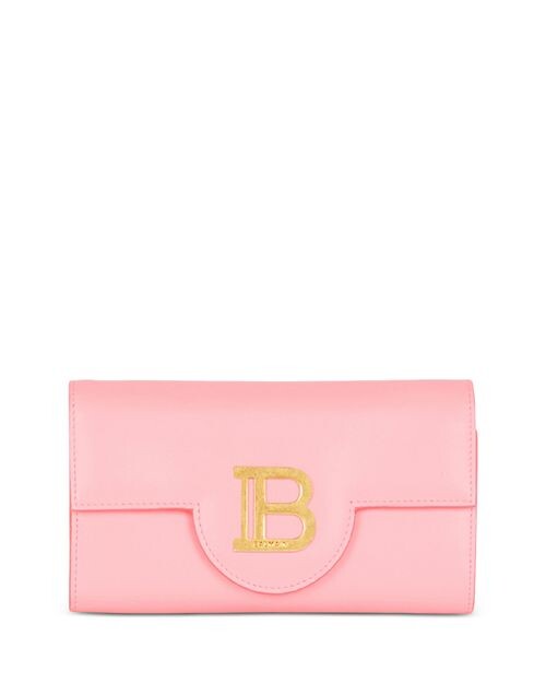 

Кожаный кошелек B Buzz с цепочкой Balmain, цвет Pink