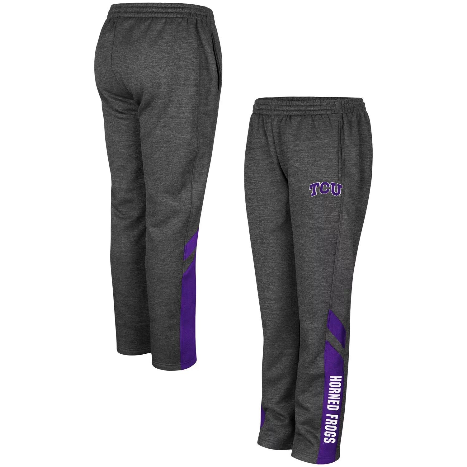 

Молодежные флисовые брюки с древесно-угольным рисунком Colosseum TCU Horned Frogs Colosseum