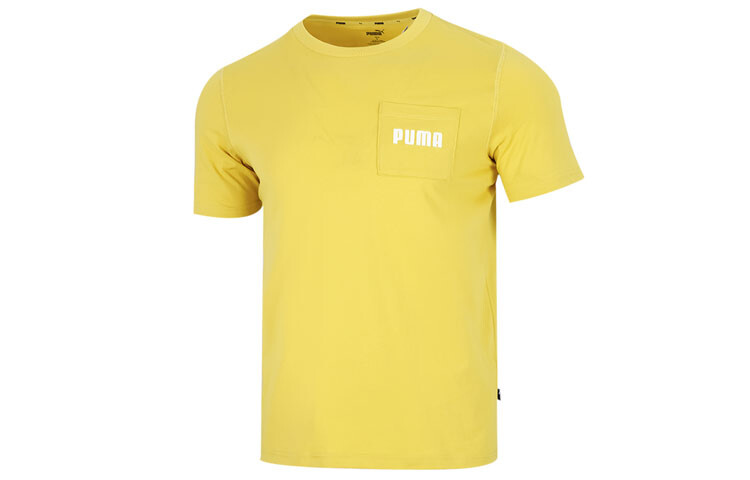 

Футболка Modern Basics Pocket для мужчин, ярко-желтая Puma, желтый