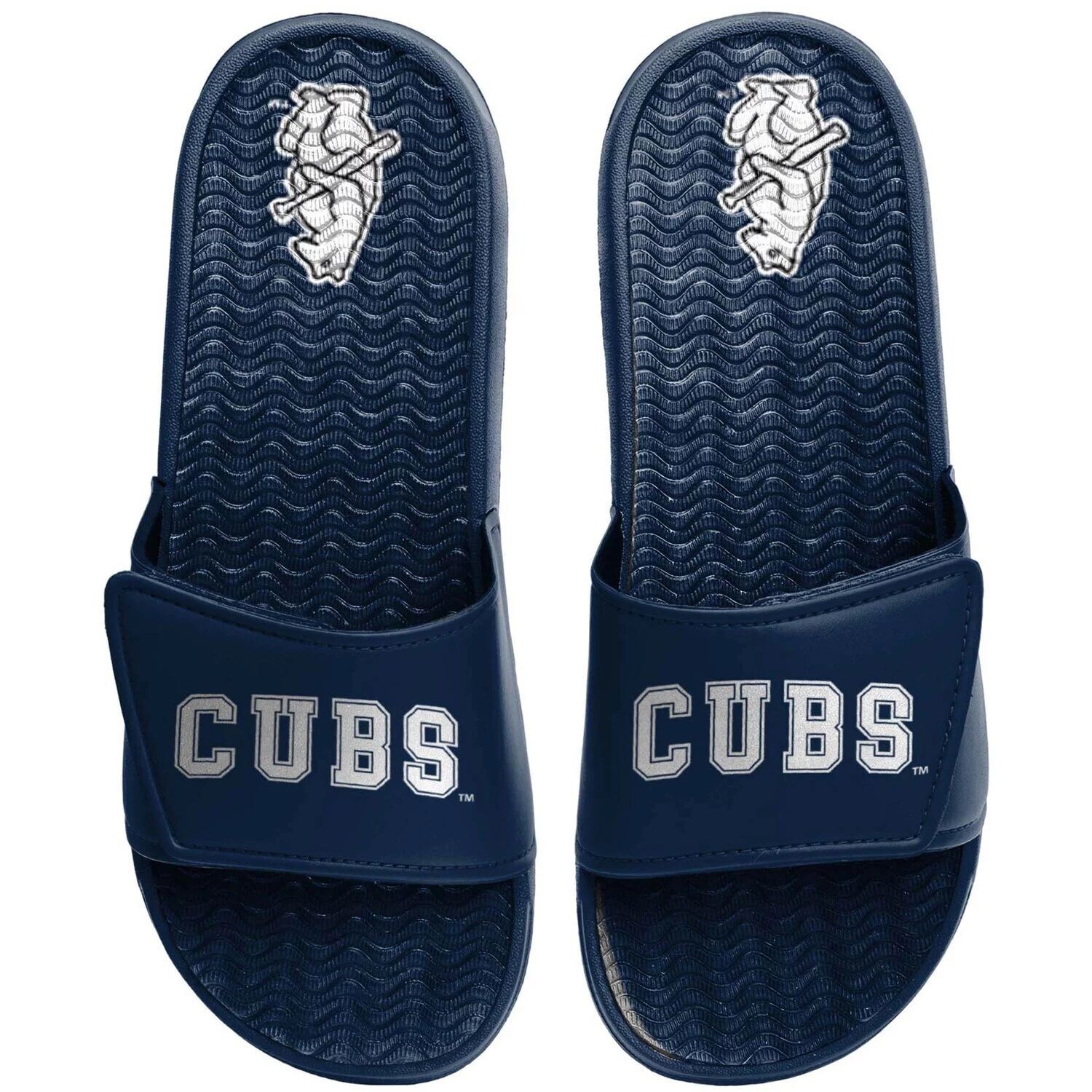 

Мужские гелевые шлепанцы в стиле ретро FOCO Chicago Cubs
