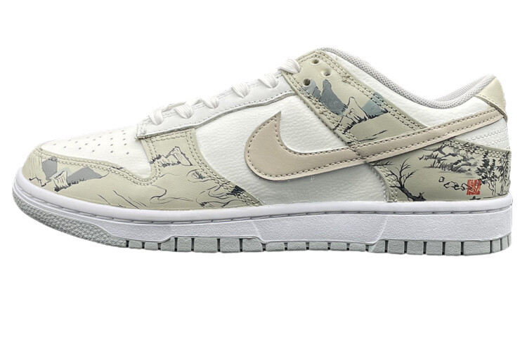 

Кроссовки Nike Dunk Skateboard Shoes Men Low-Top White Gray