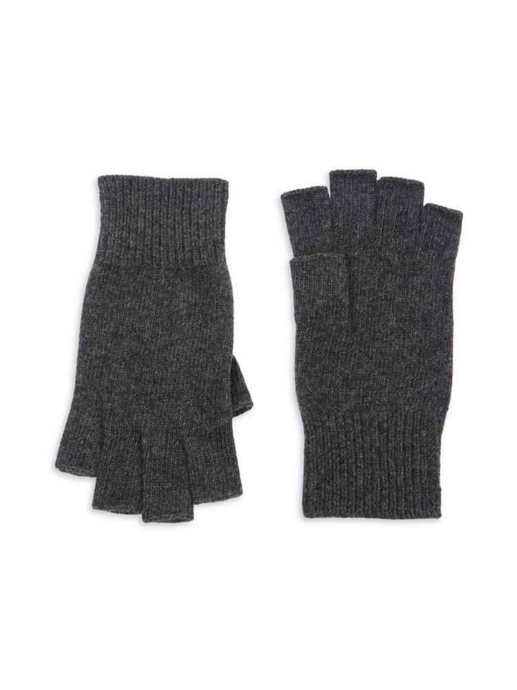 

Кашемировые перчатки без пальцев Portolano, цвет Heather Charcoal