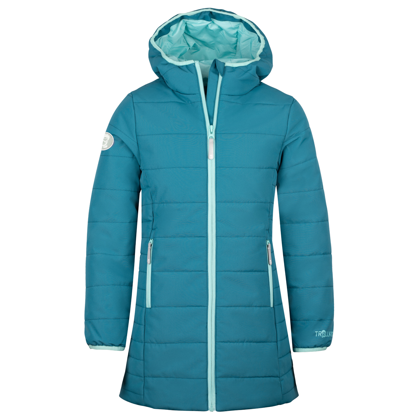 Пальто Trollkids Girl's Stavanger Coat, цвет Teal/Aqua пальто dixi coat пальто зимнее