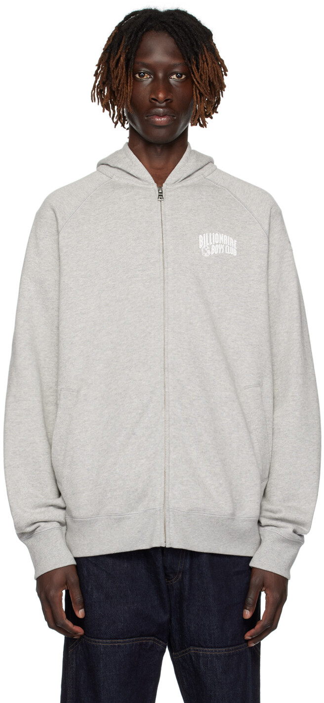 

Серый худи с принтом Billionaire Boys Club