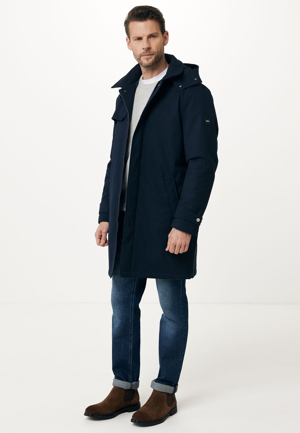 Зимнее пальто Light Padded Straight Mexx, цвет navy