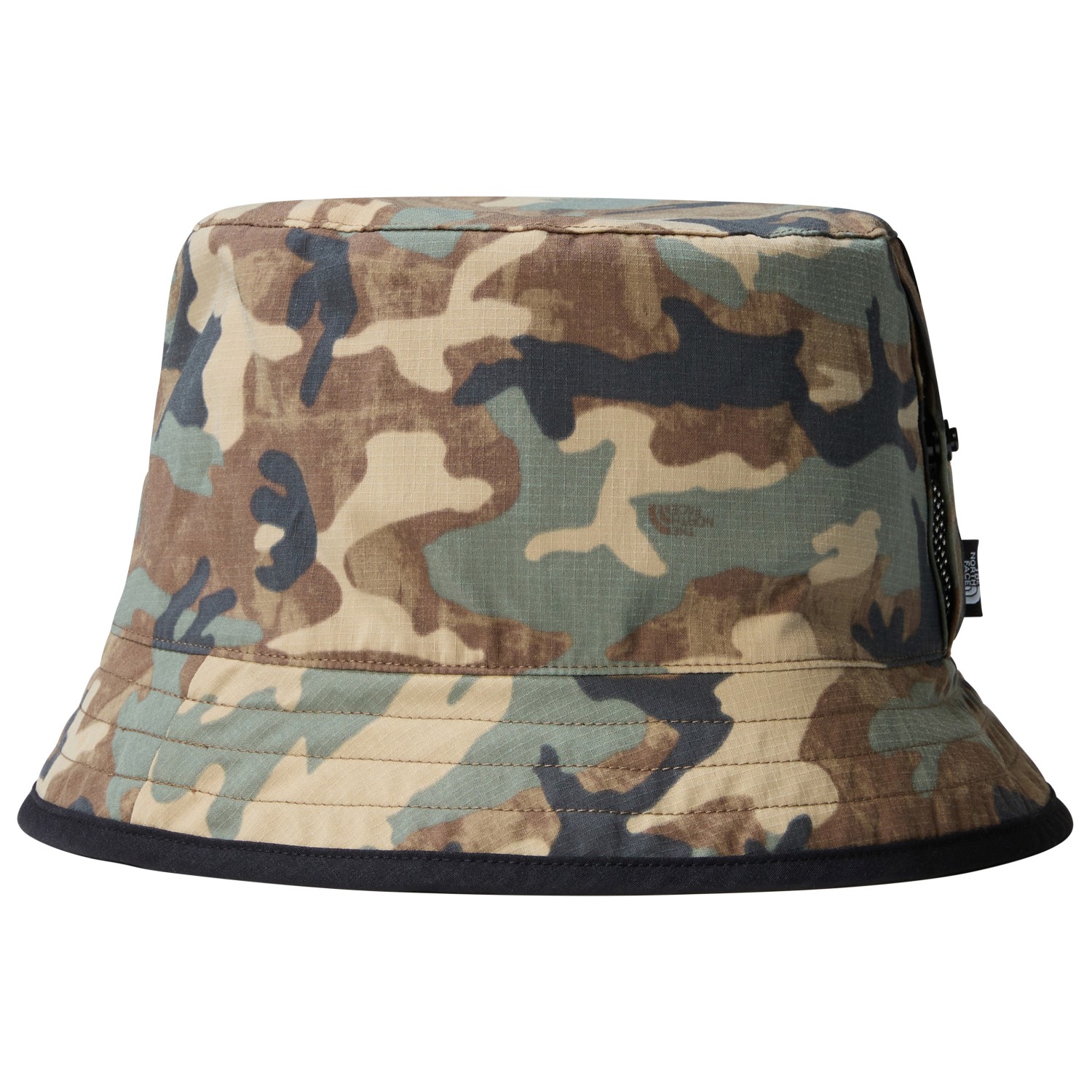 цена Кепка The North Face Class V Reversible Bucket Hat, цвет Kelp Tan TNF Camo Print/TNF Black