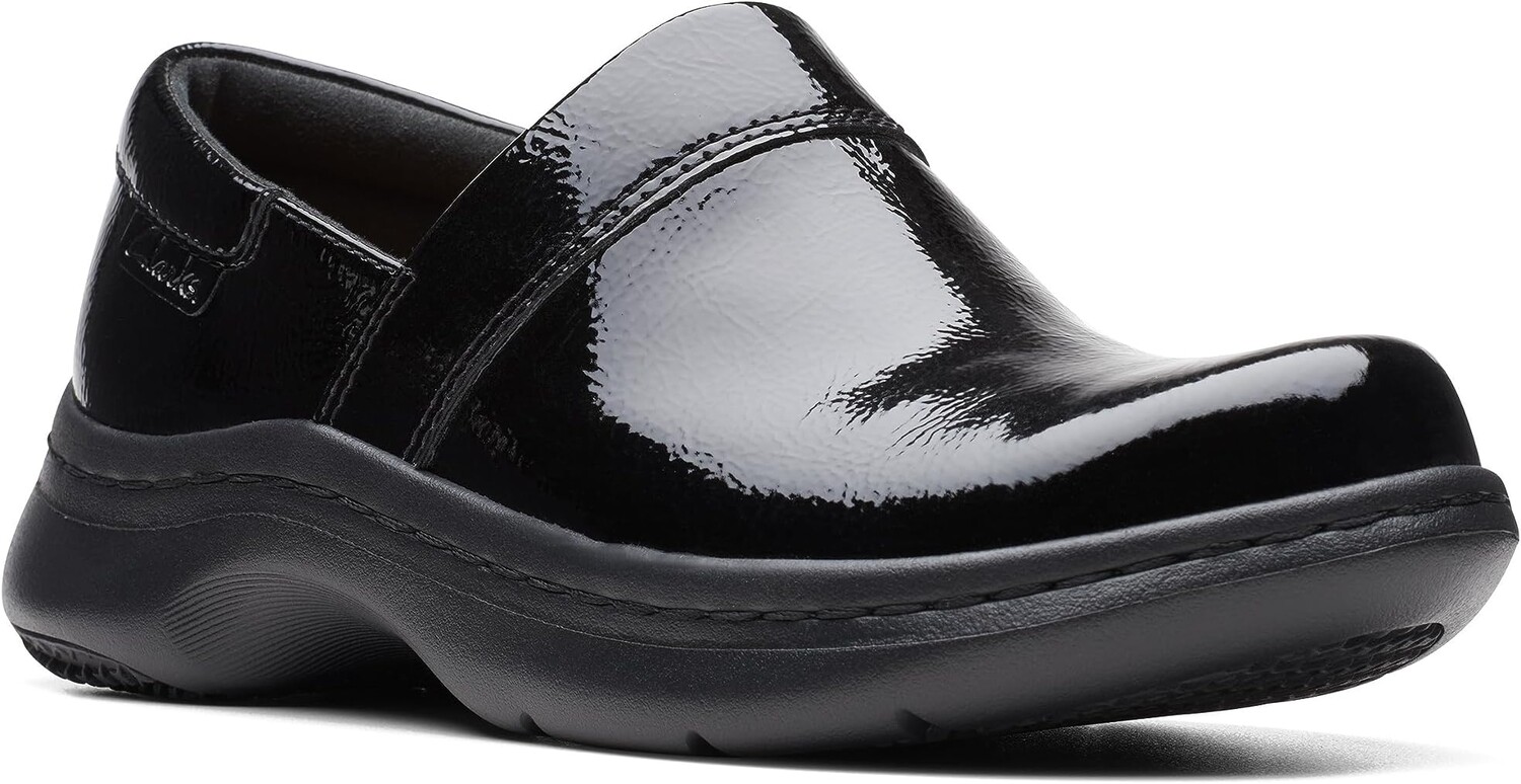 

Балетки ClarksPro Gem Clarks, цвет Black Patent Synthetic