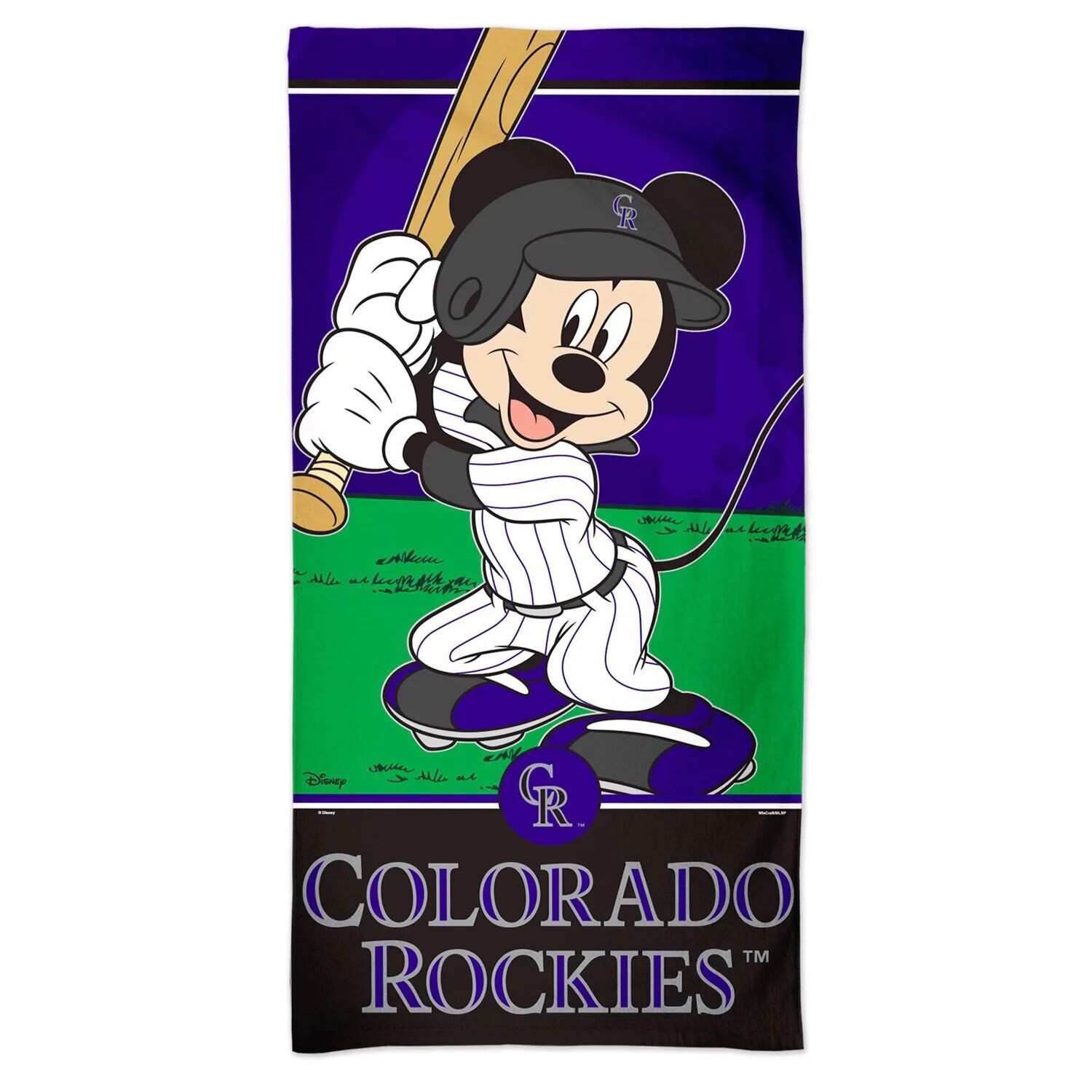 

Пляжное полотенце WinCraft Colorado Rockies 30 x 60 дюймов Disney Spectra
