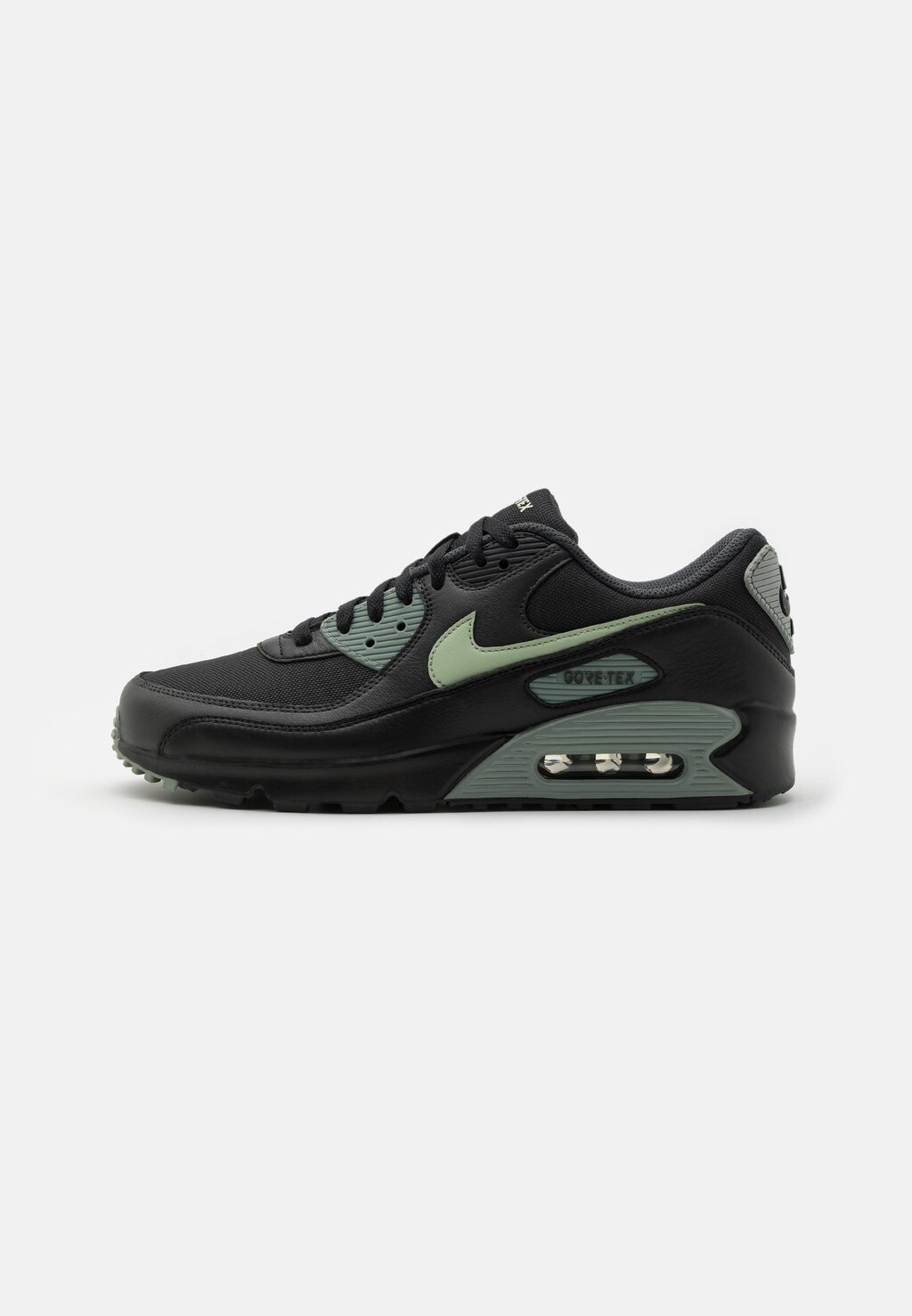 

Низкие кроссовки AIR MAX 90 GTX Nike, черный/медовая роса/зеленая слюда