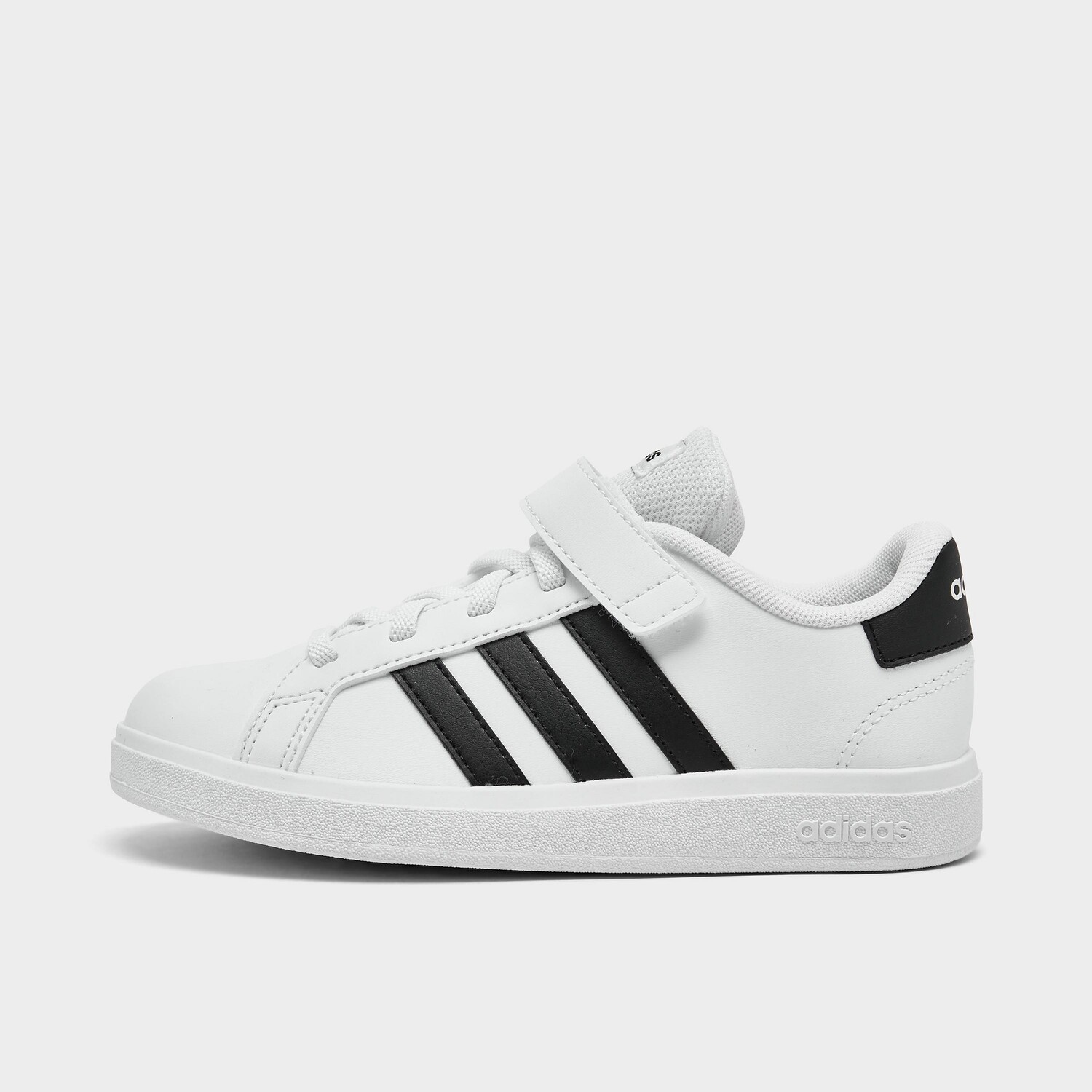 

Повседневная обувь adidas Grand Court с эластичным кружевом для маленьких детей, белый