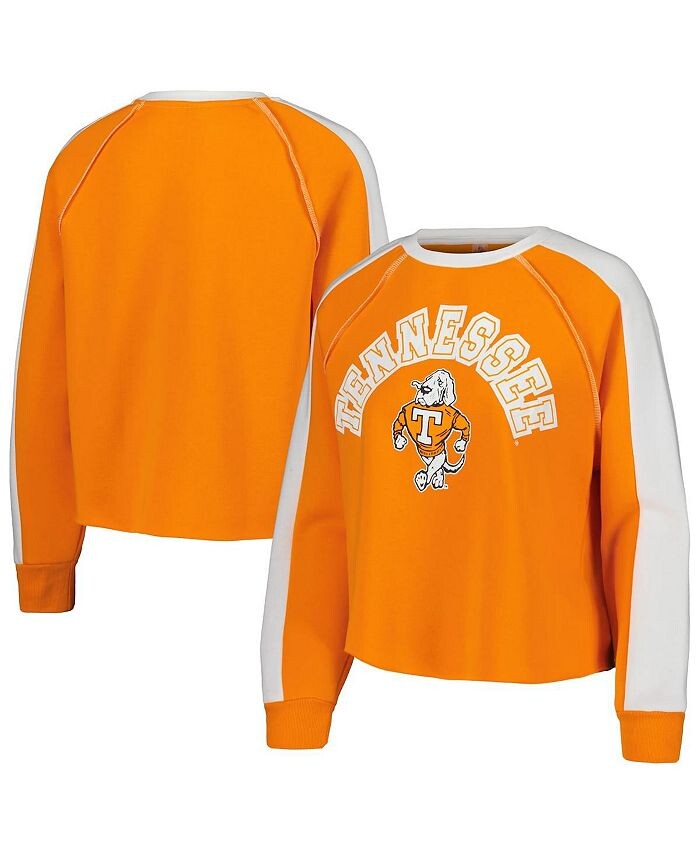 

Женский укороченный пуловер Tennessee Orange Tennessee Volunteers Blindside Raglan nbsp; Gameday Couture, оранжевый