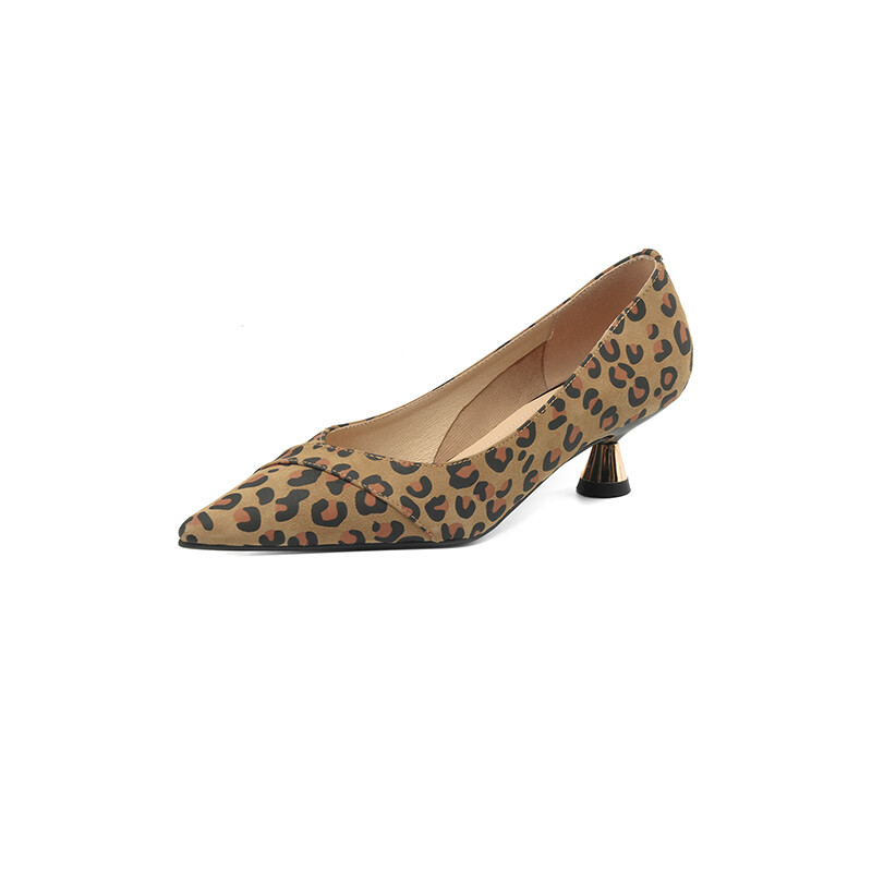 

Туфли женские повседневные Women's Casual Shoes Women's Bai Shiting, цвет Leopard
