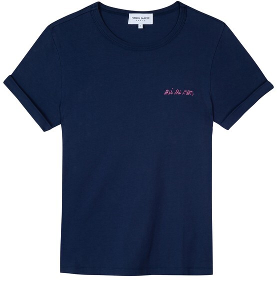 

Футболка Poitou "oui et non" Maison Labiche, синий