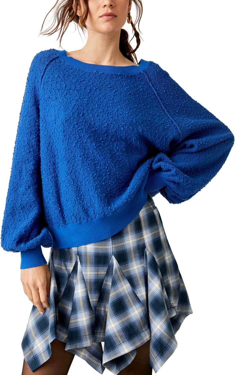 

Пуловер «Найден мой друг» Free People, цвет Deja Blue