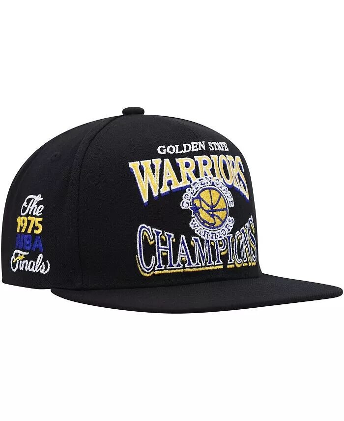 

Мужская черная кепка Golden State Warriors Hardwood Classics SOUL Champions Era Diamond Snapback Mitchell & Ness, черный