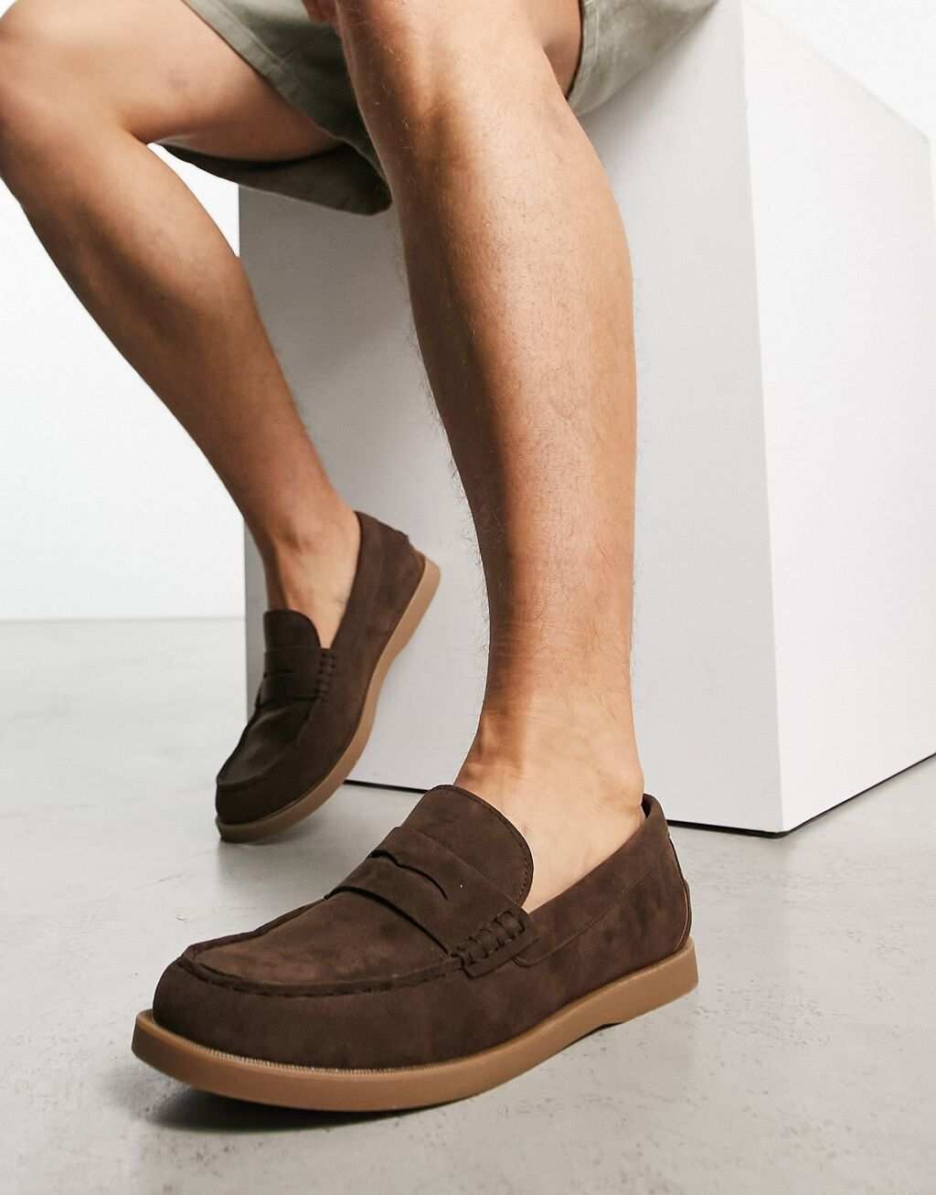 

Коричневые лоферы с кисточками schuh Pavel, Коричневый