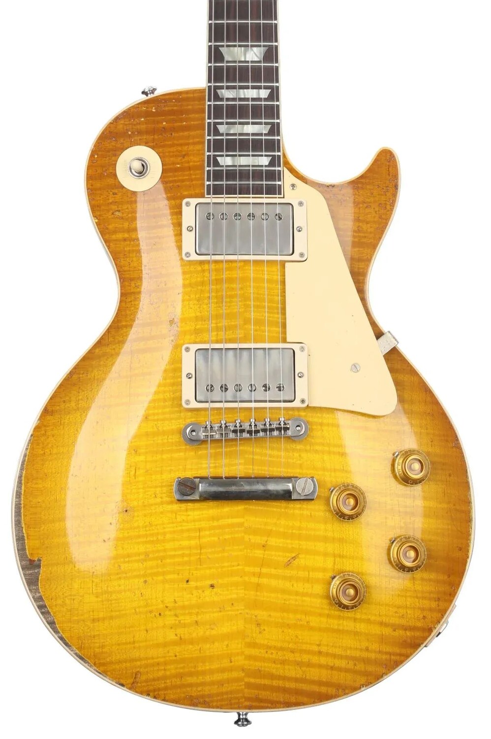 

Электрогитара Gibson Custom 1959 Les Paul Standard Reissue - Murphy Lab Ultra Heavy Aged Lemon Burst