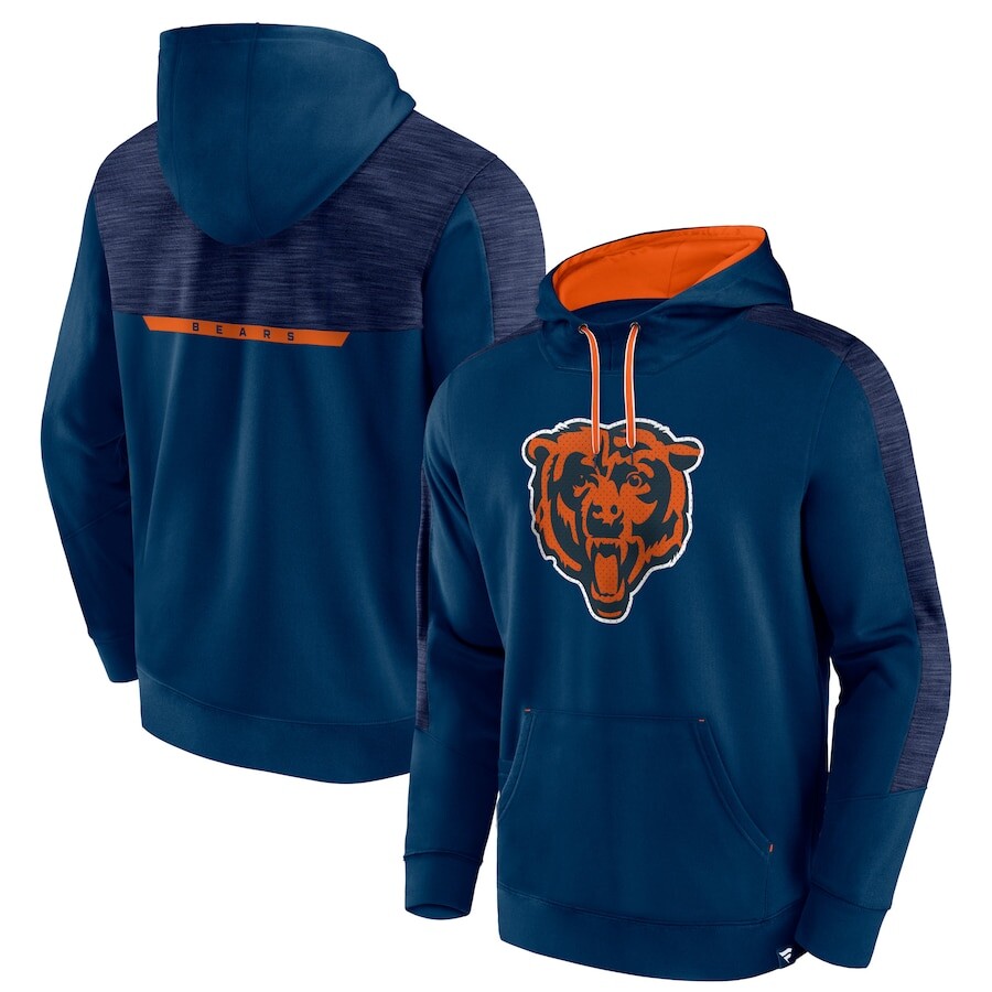 

Пуловер с капюшоном Fanatics Branded Chicago Bears, нави