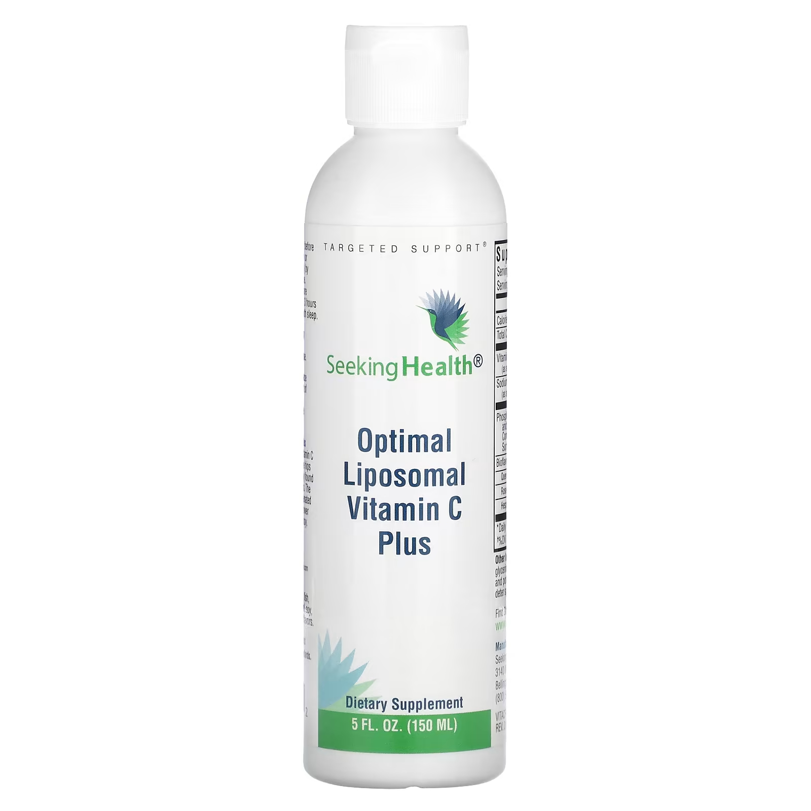 Витамин С Seeking Health оптимальный липосомальный,150 мл витамин c с цитрусовыми биофлавоноидами gnc 1000 мг 90 капсул