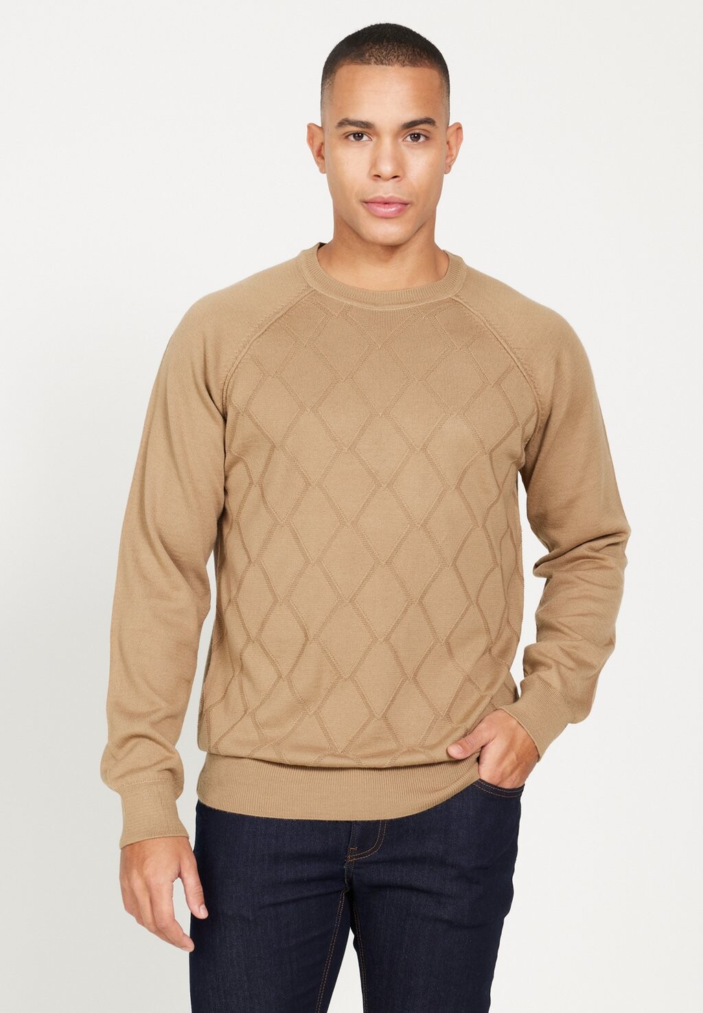 

Вязаный свитер STANDARD FIT AC&CO / ALTINYILDIZ CLASSICS, бежевый