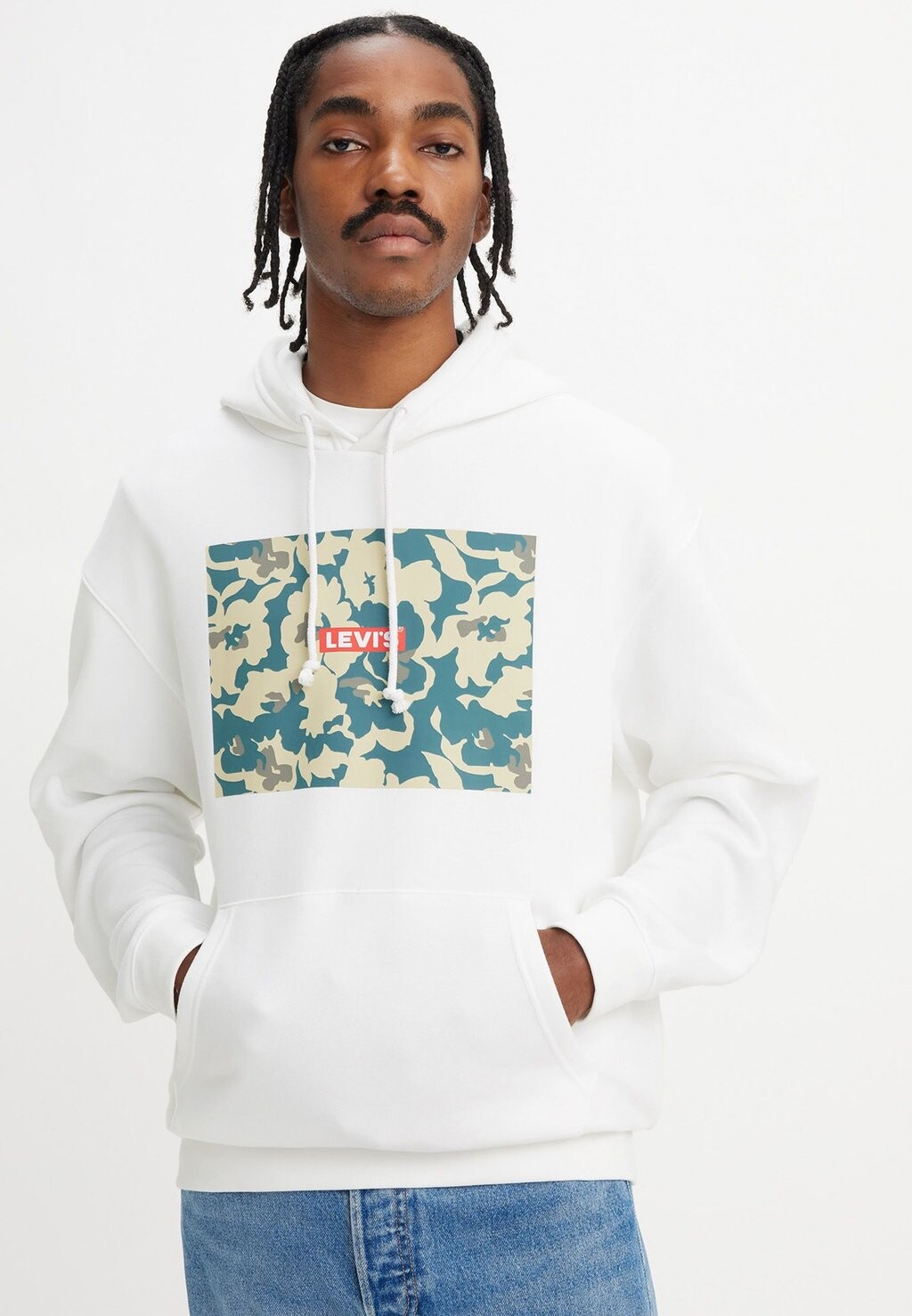 

Толстовка RELAXED GRAPHIC Levi's, цвет babytab camo floral white