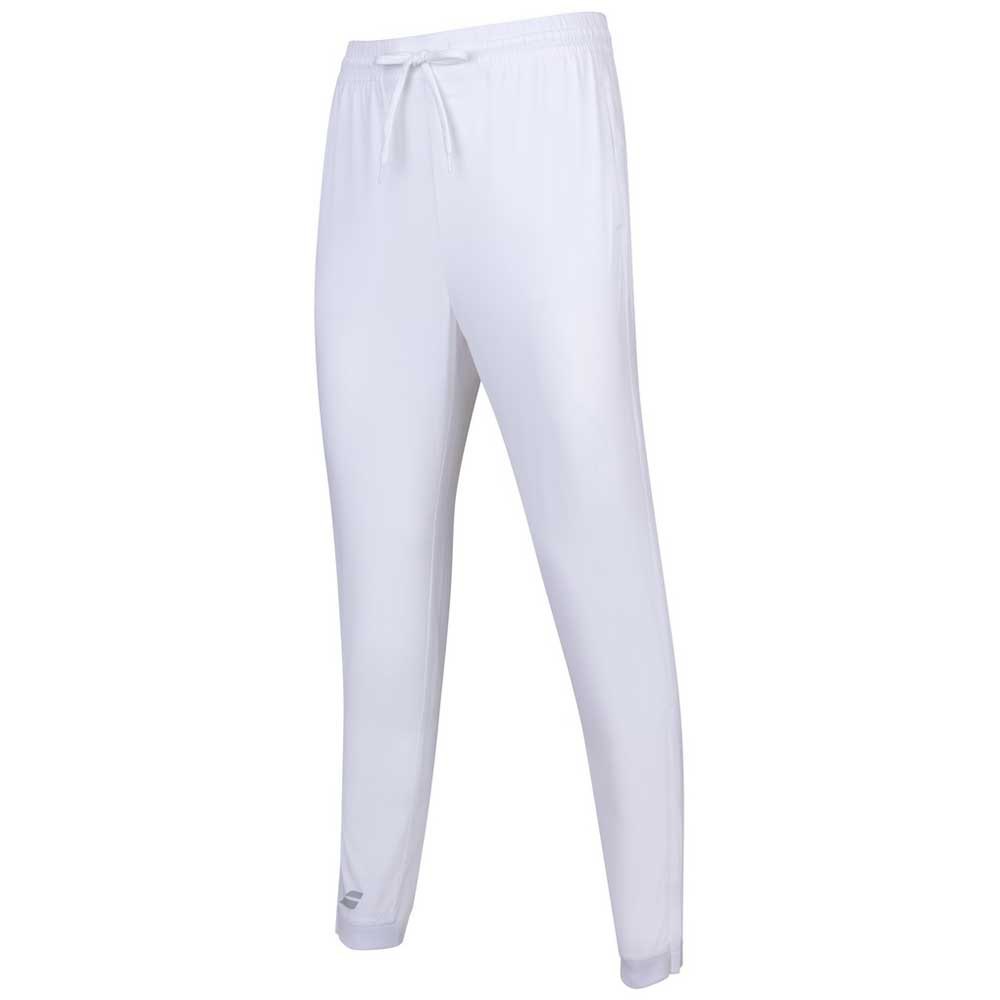 Белый лонг. Women's White Tennis Pants. Леггинсы женские Babolat Play Pant women.