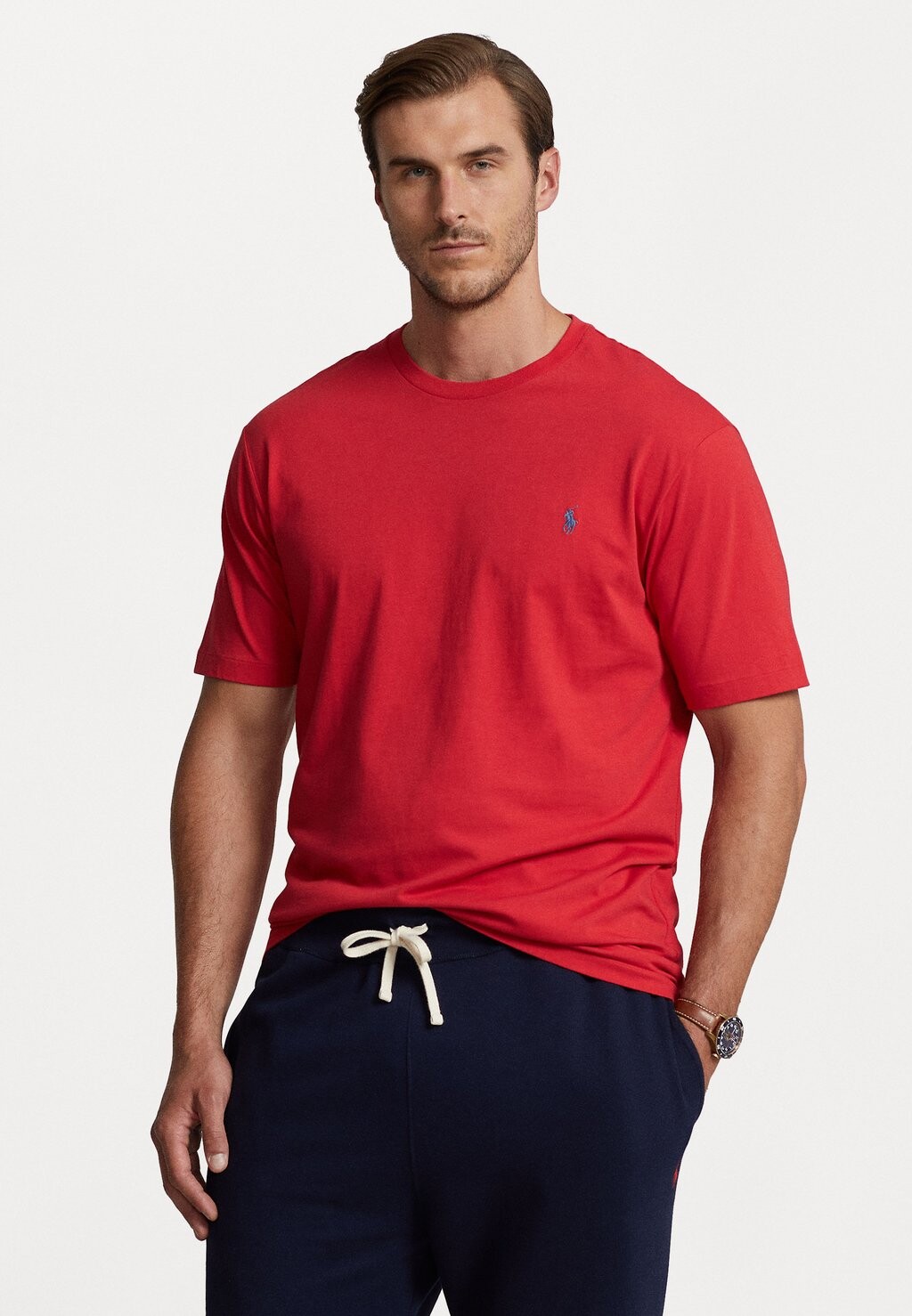 

Базовая футболка Short Sleeve Polo Ralph Lauren, цвет post red