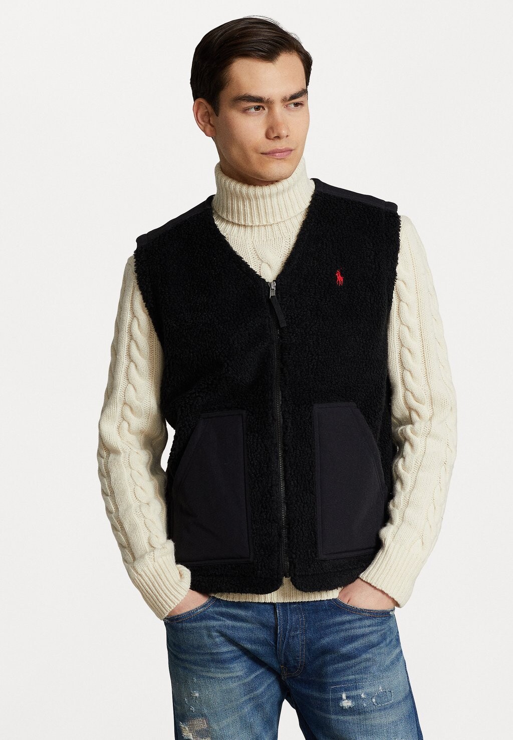 

Без Рукавов ЖИЛЕТ ЖИЛЕТ Polo Ralph Lauren, черный