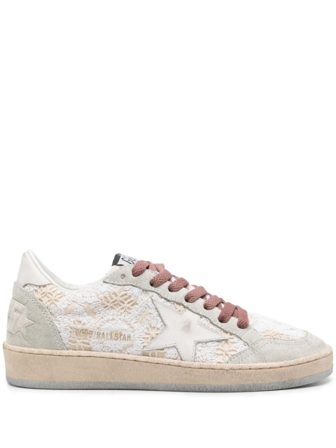

Golden Goose кеды Ball Star с вышивкой, нейтральный цвет