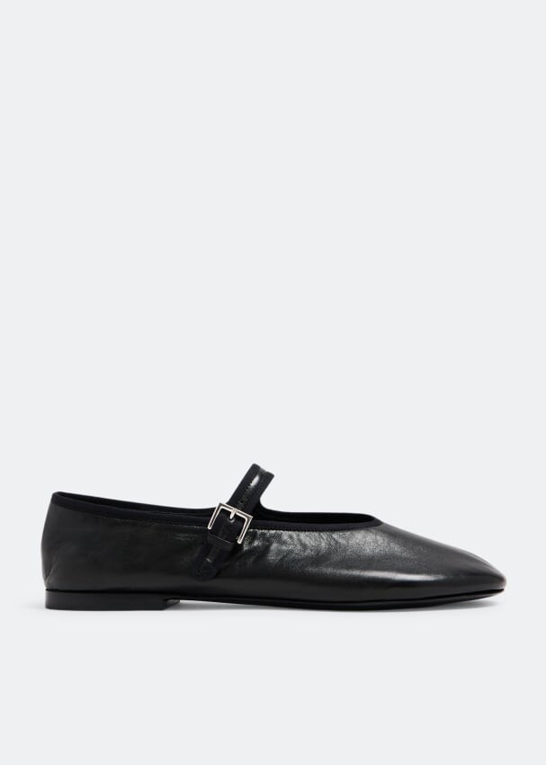 

Балетки The Row Boheme Mary Jane Ballerinas, черный