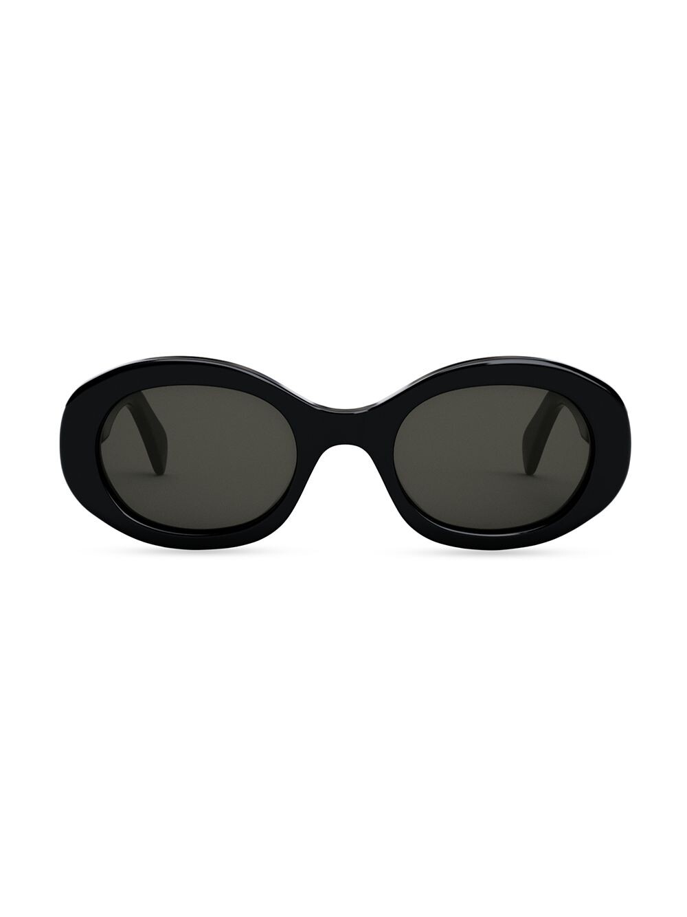 

Овальные солнцезащитные очки Triomphe 52MM CELINE, черный