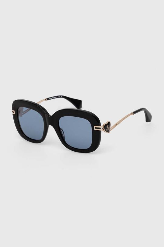 Солнечные очки Vivienne Westwood, черный колье от vivienne westwood