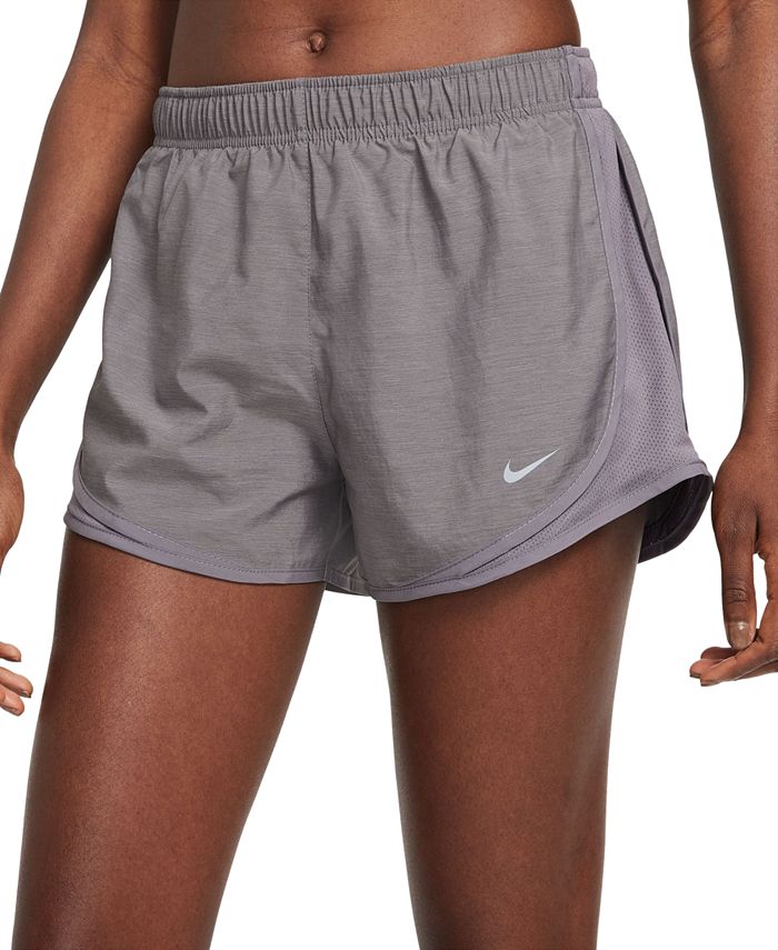 Женские шорты для бега на короткой подкладке Tempo Nike, серый