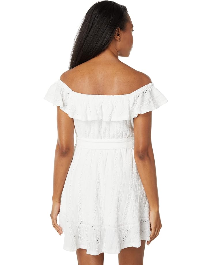 Платье BCBGeneration Off Shoulder Dress V1VX3D25, белый