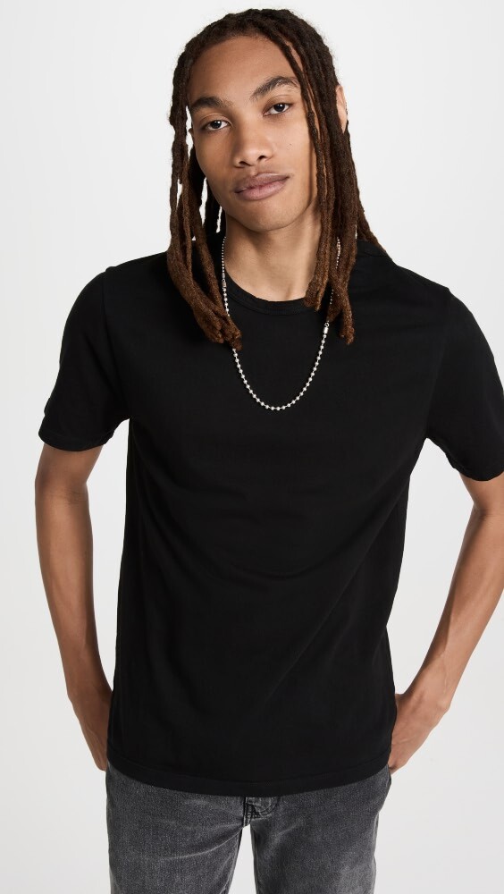 

Футболка Vince Garment Dye Crew, черный