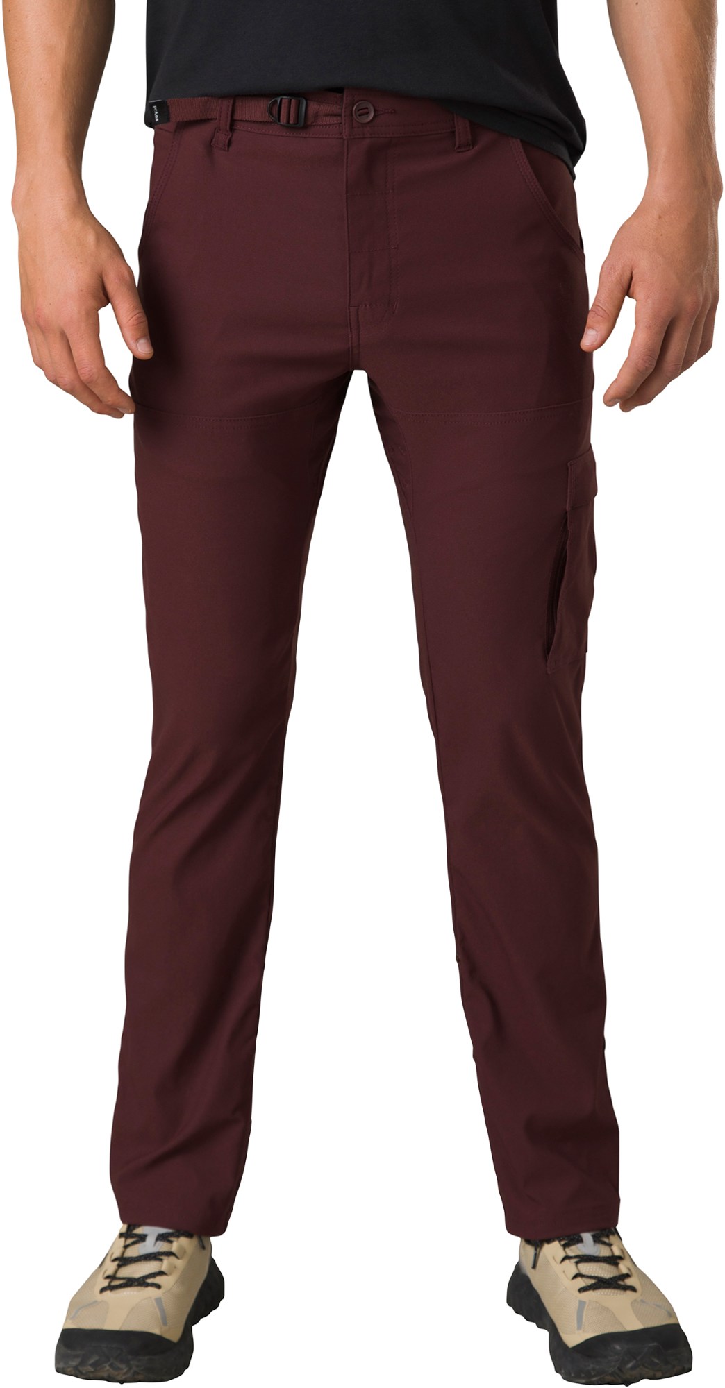Узкие брюки Stretch Zion II — мужские prAna, коричневый