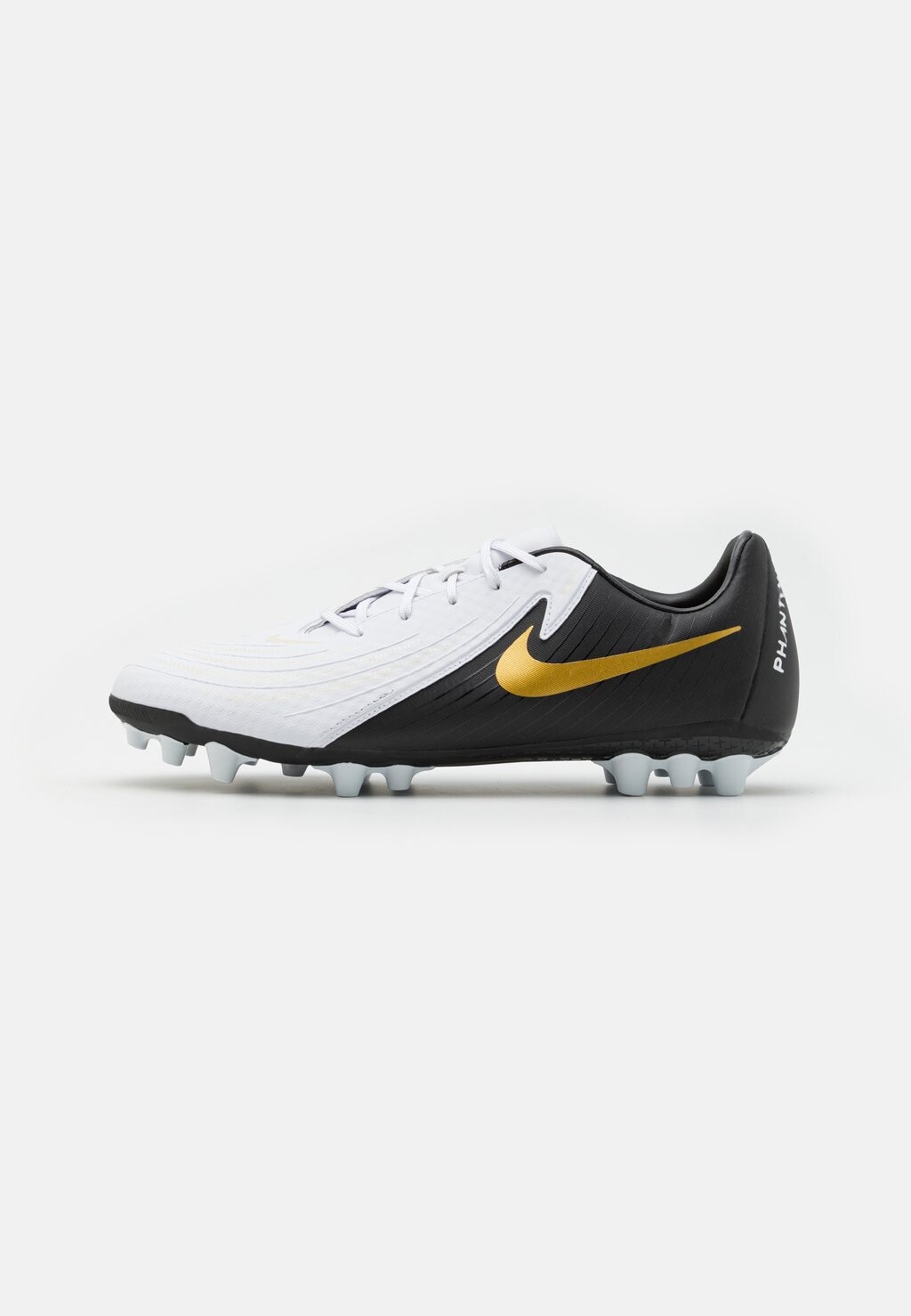 

футбольные бутсы с шипами Phantom Gx Ii Academy Ag Nike, цвет white/black/metallic gold coin