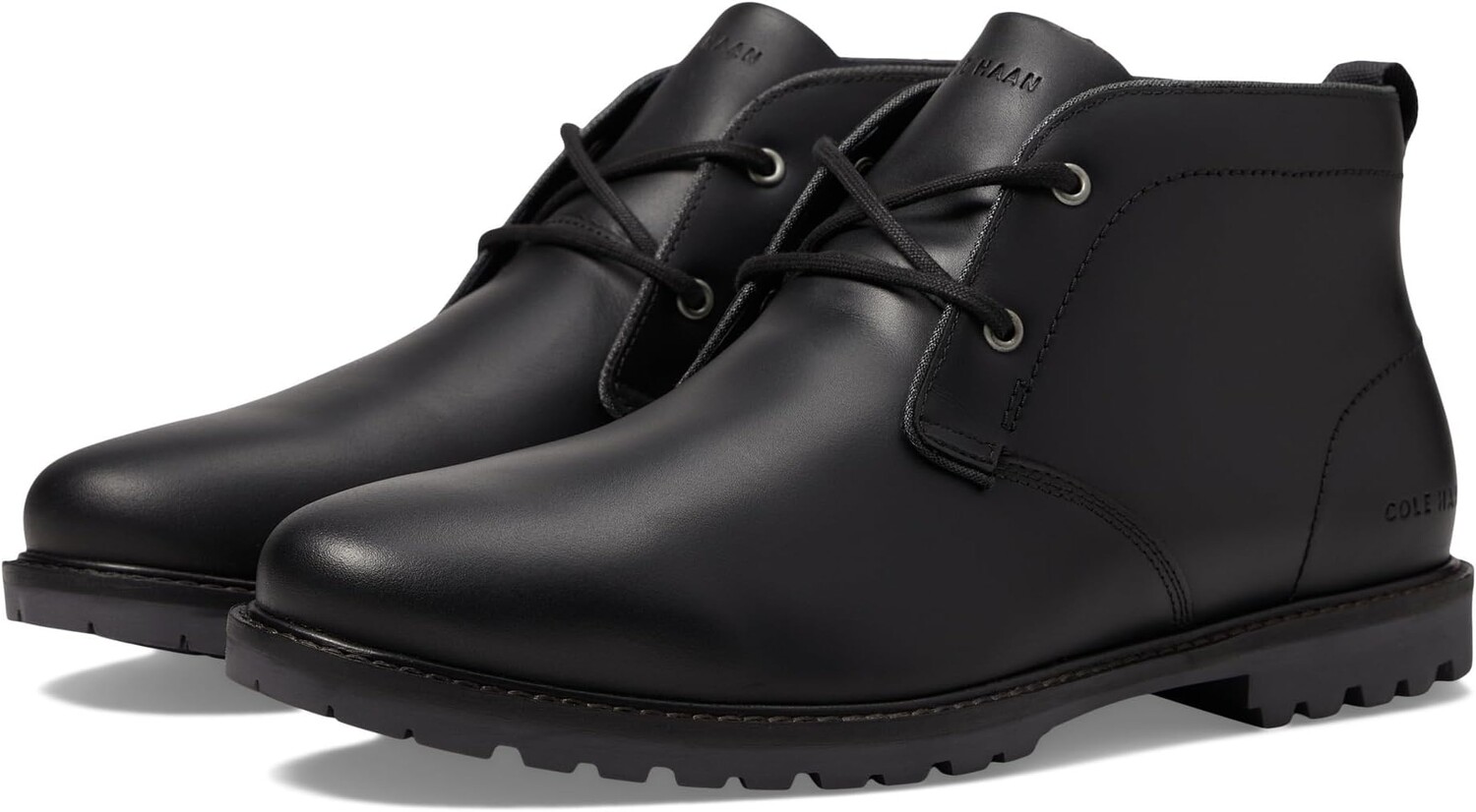 

Ботинки Midland Lug Chukka Boot Cole Haan, цвет Black/Grey Pinstripe Water Resistant