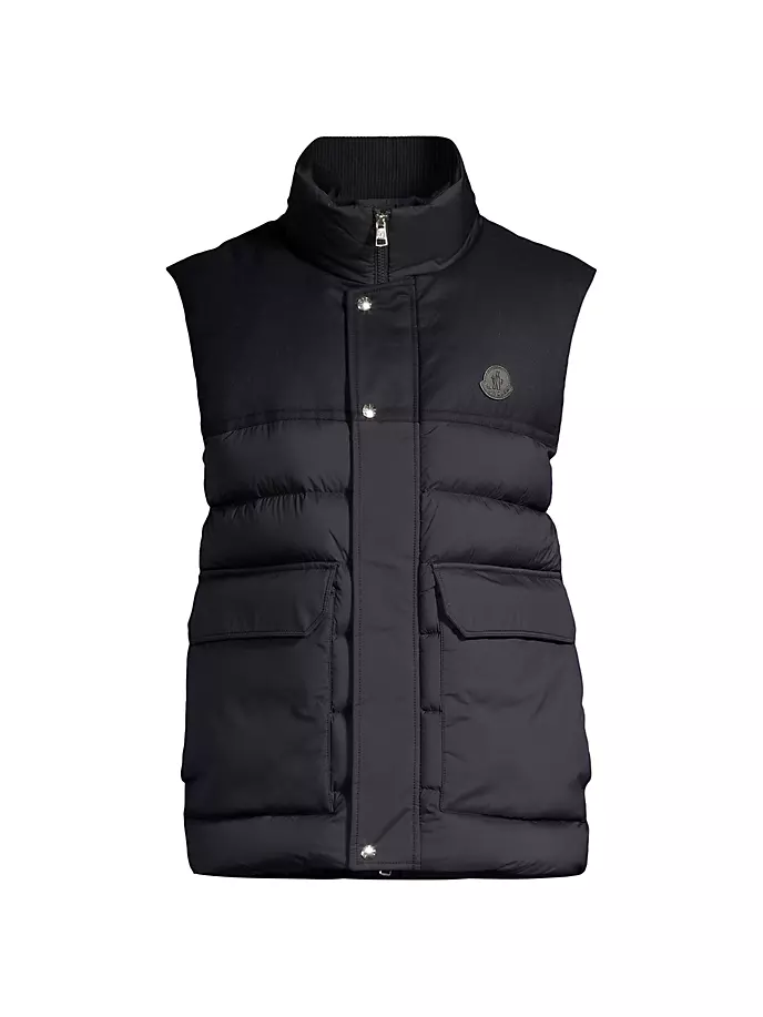 

Стеганый пуховый жилет Rance Moncler, синий