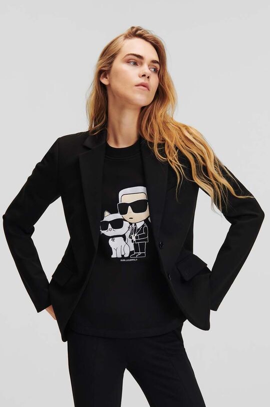 

Куртка Карла Лагерфельда Karl Lagerfeld, черный