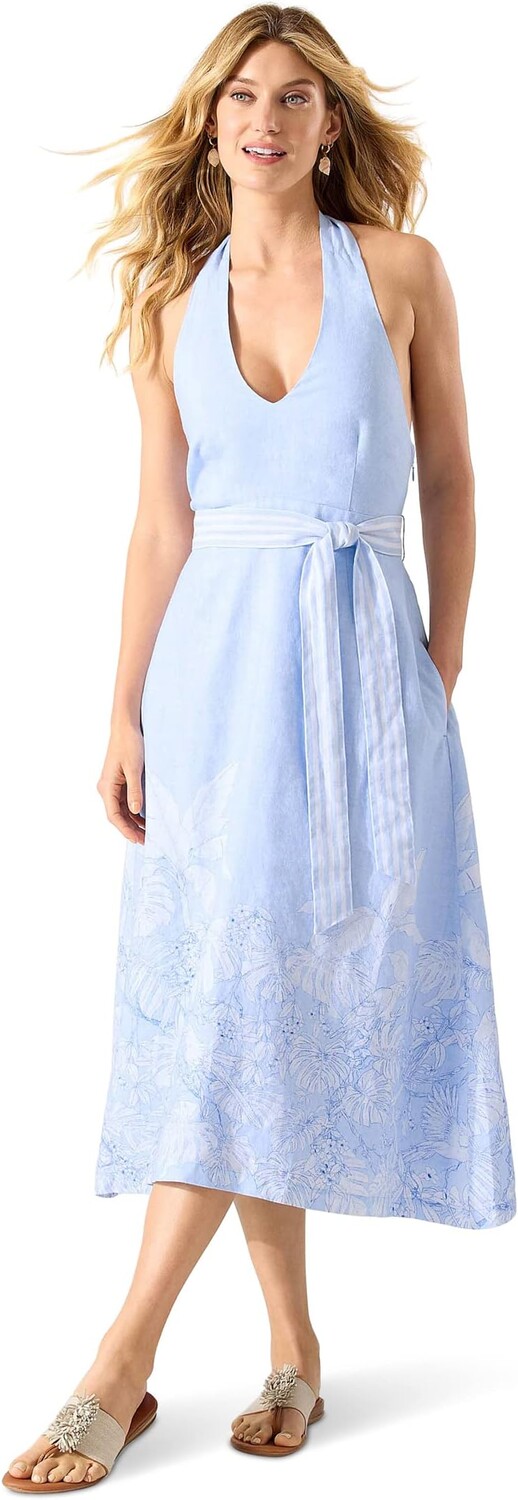 

Платье миди Totally Toile Tommy Bahama, цвет Light Sky