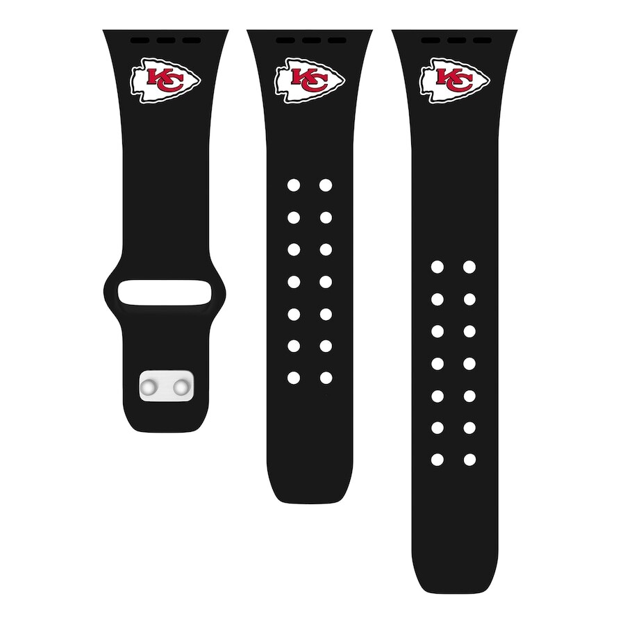 

Ремешок для часов Artinian Kansas City Chiefs, черный