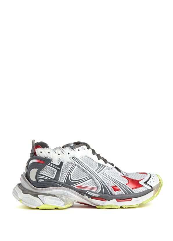 

Мужские кроссовки runner серо-белого цвета с логотипом Balenciaga, Белый