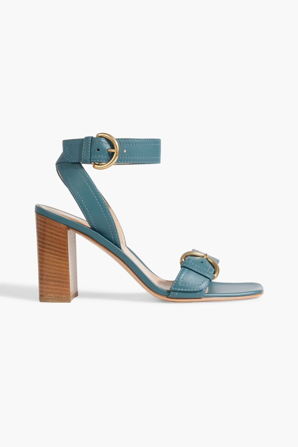 

Кожаные сандалии Harper 85 Gianvito Rossi, цвет Slate blue