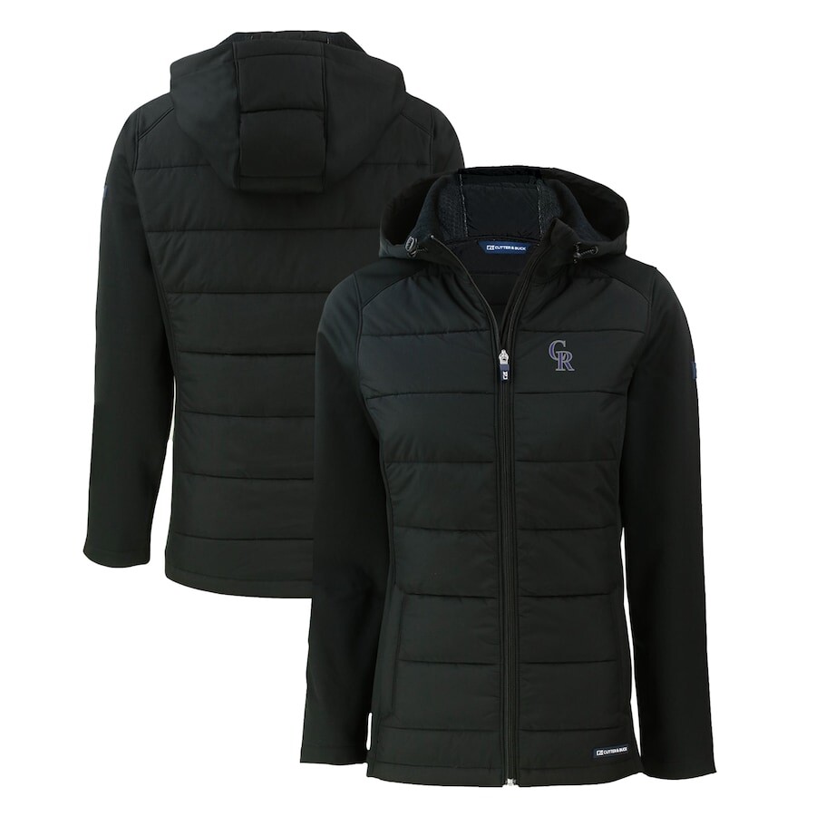 

Толстовка на молнии Cutter & Buck Colorado Rockies, черный